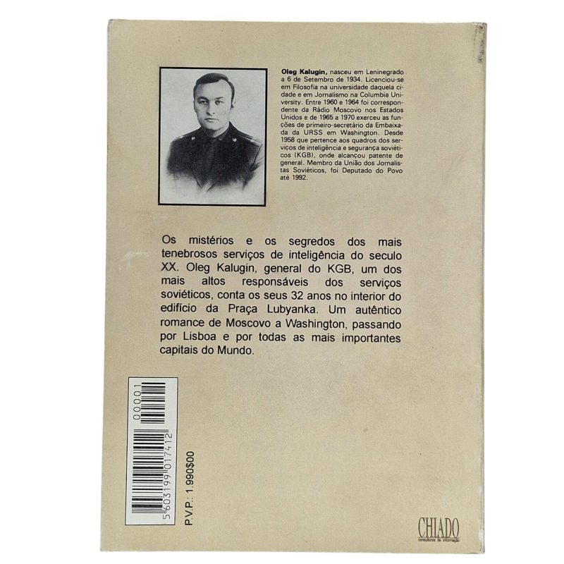 Memórias de um Espião – Oleg Kalugin com Fen Montaigne (1994)