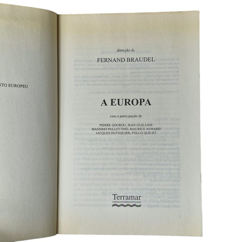 A Europa – Fernand Braudel (1996)