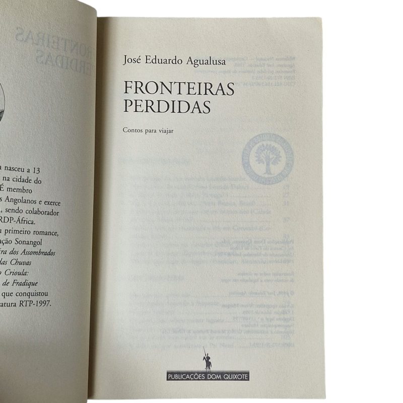Fronteiras Perdidas – José Eduardo Agualusa (1999)