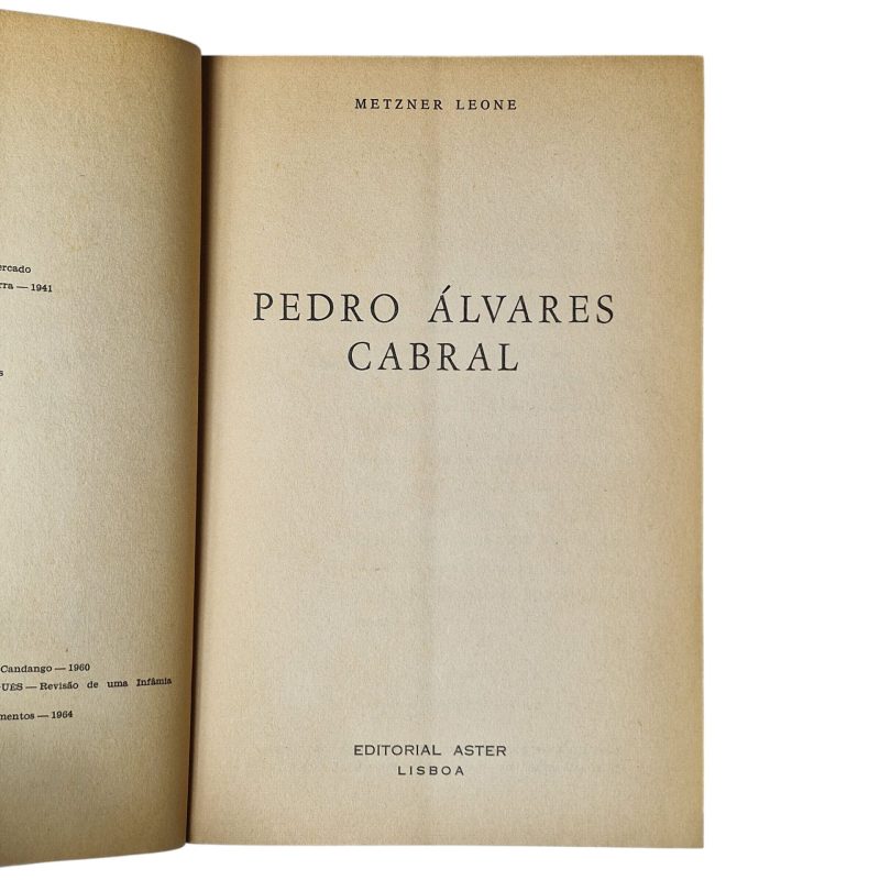 Grandes Biografias: Pedro Álvares Cabral – Metzner Leone (1968)