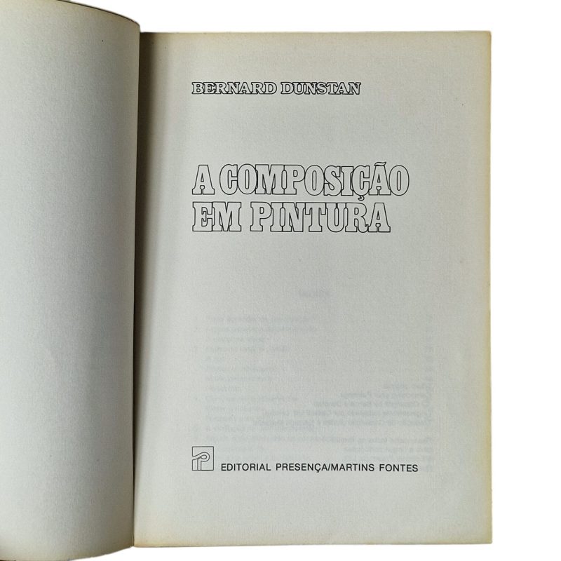 A Composição em Pintura – Bernard Dunstan (1982)