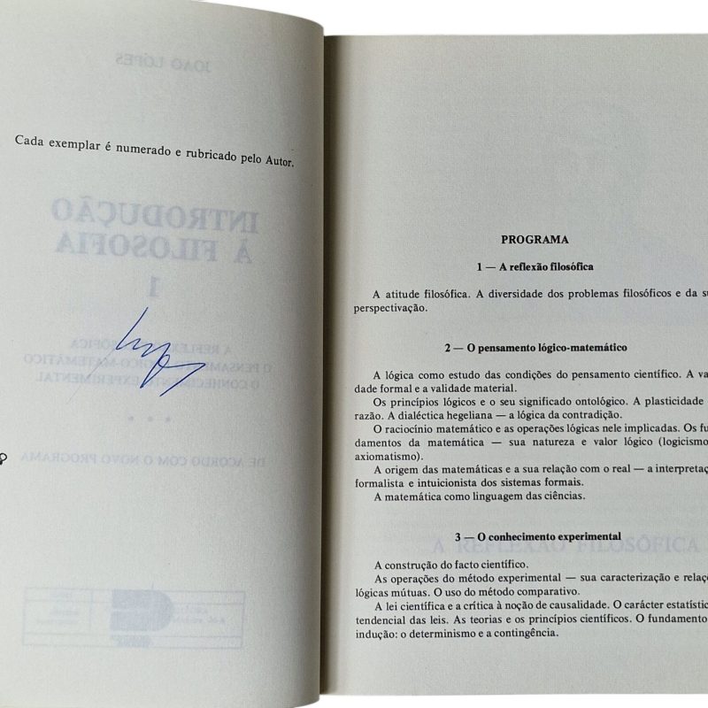 Introdução à Filosofia – Volumes 1, 2 e 3 – João Lopes (1978)