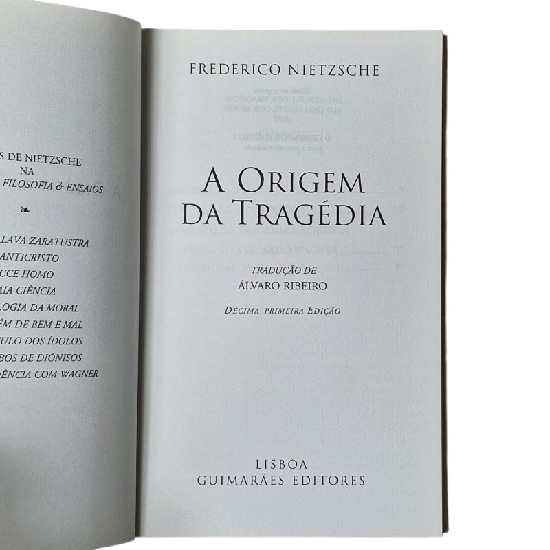 A Origem da Tragédia – Friedrich Nietzsche (2002)