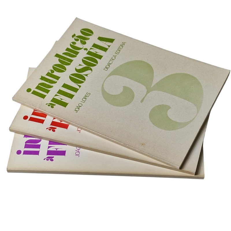 Introdução à Filosofia – Volumes 1, 2 e 3 – João Lopes (1978)