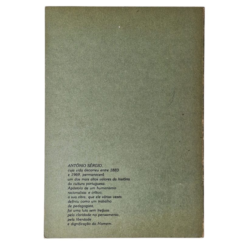 Educação Cívica – António Sérgio (1984)