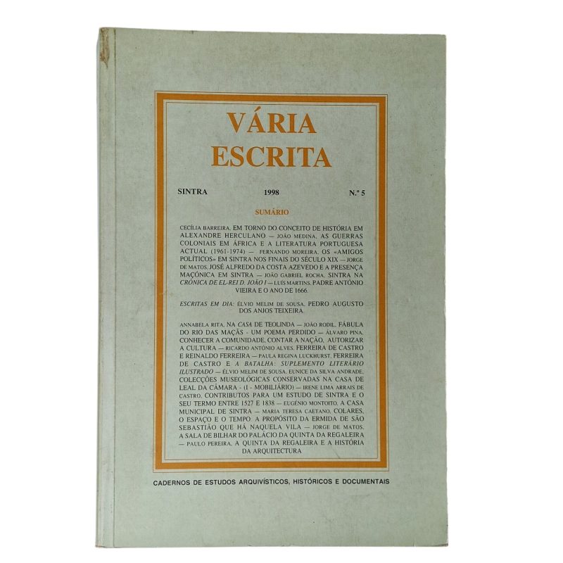 Vária Escrita – Nº 5 (1998)