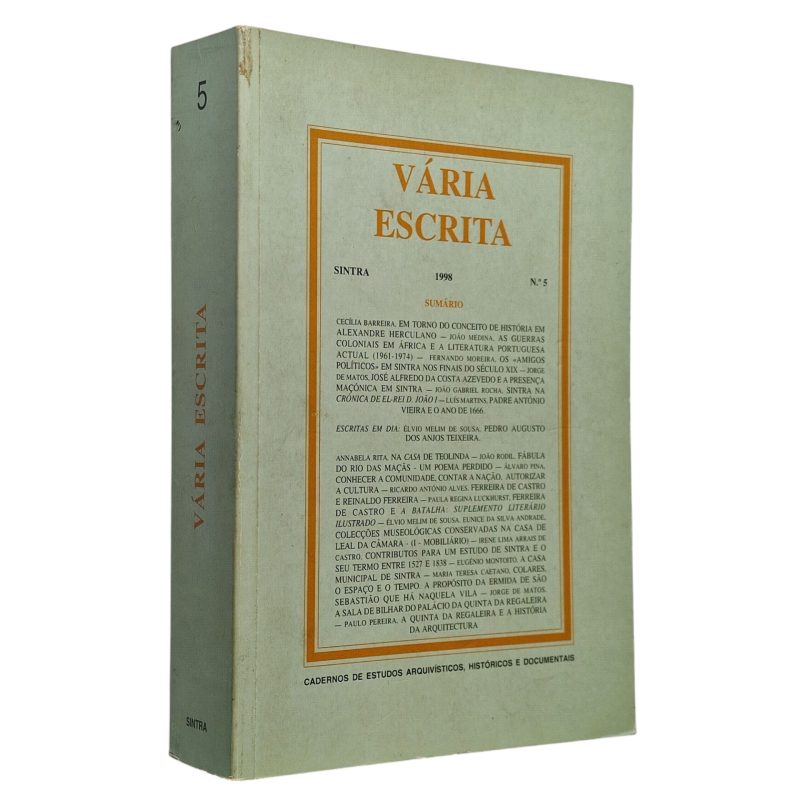 Vária Escrita – Nº 5 (1998)
