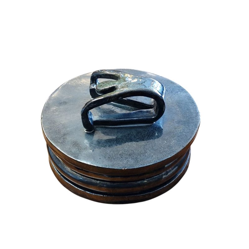 Pote Cerâmico Escultórico Vidrado – Silva, 1989