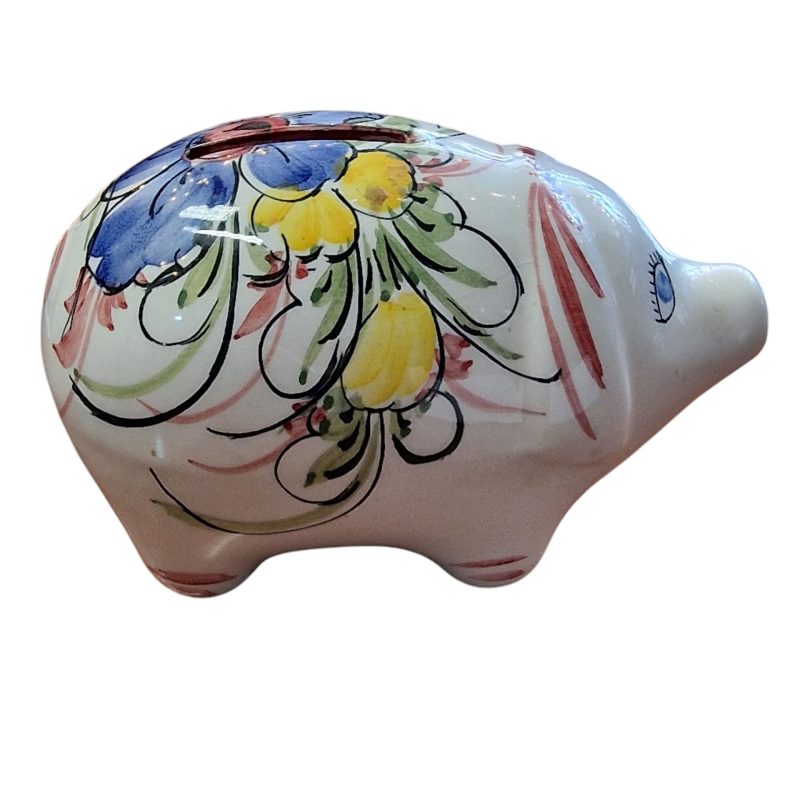 Mealheiro em Faiança – Porquinho Pintado à Mão