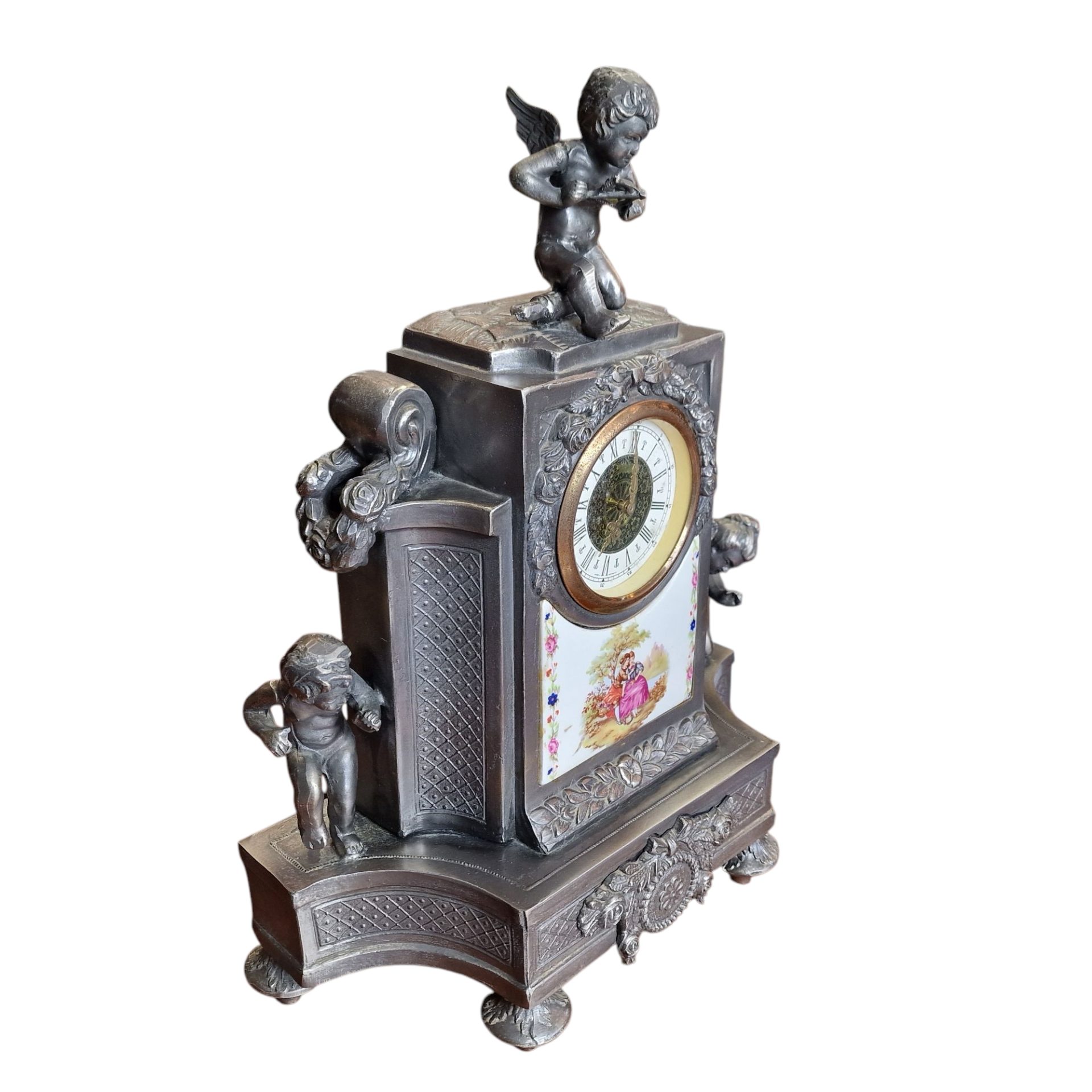 Relógio de Mesa Estilo Rococó – Fonderia d’Arte Firenze, Mauro Manetti