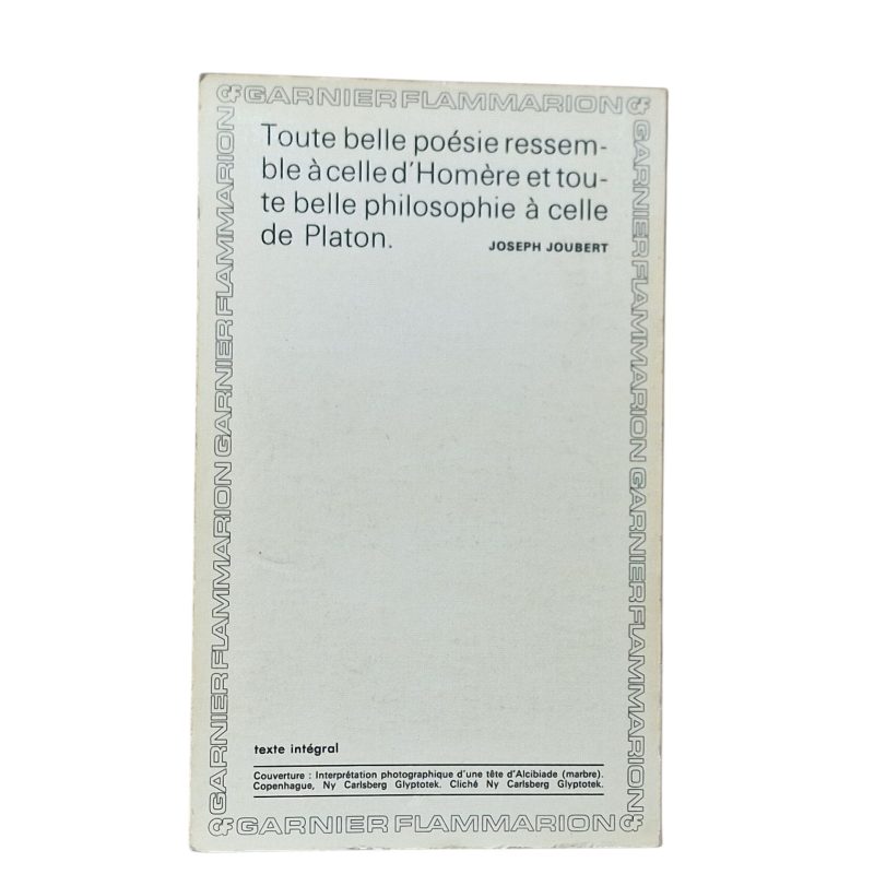 Platon – Edição Garnier-Flammarion (1967)