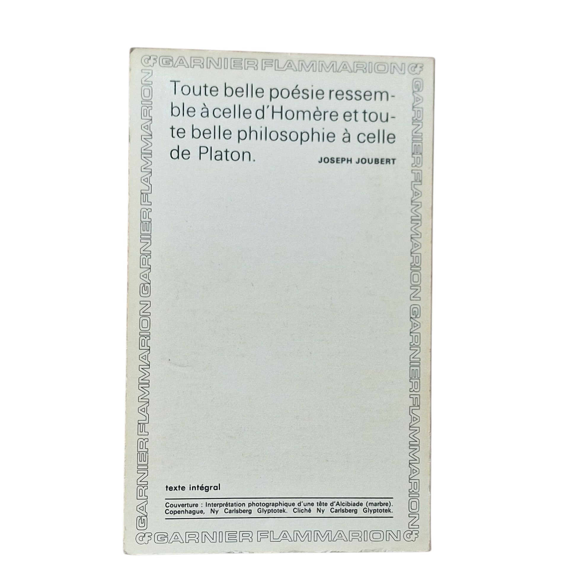 Platon – Edição Garnier-Flammarion (1967)