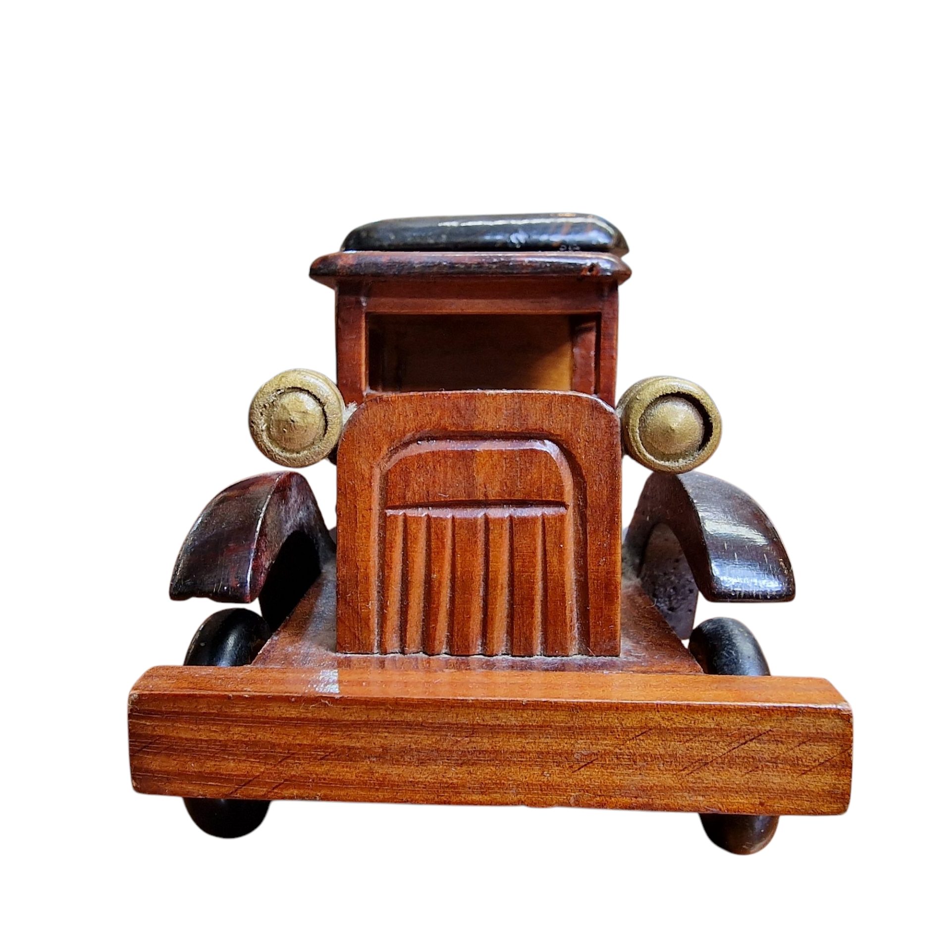 Carrinha de Madeira com Compartimento