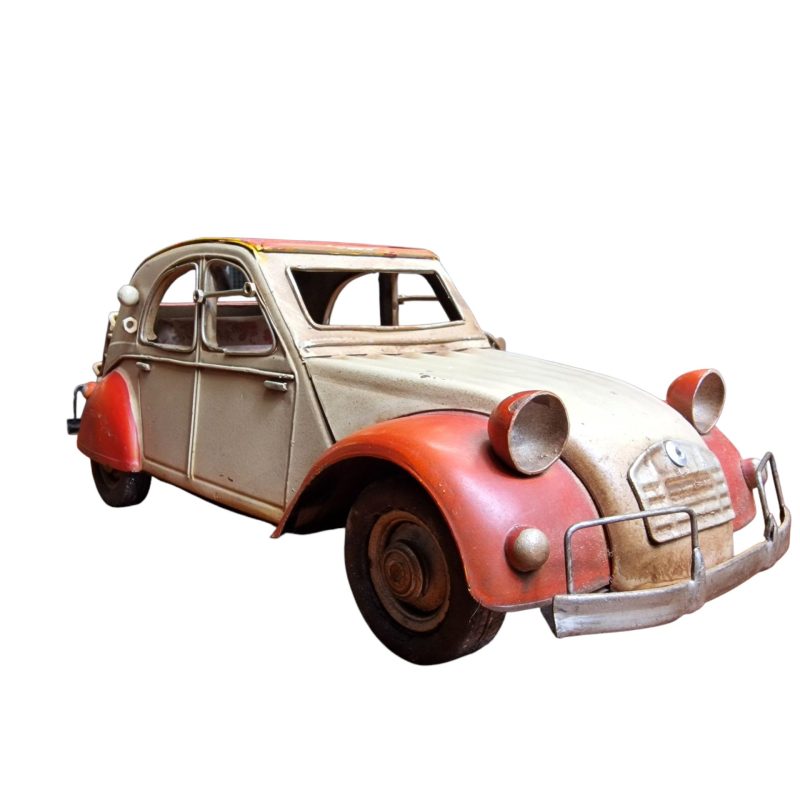 Miniatura Citroën 2CV em Latão – Estilo Vintage