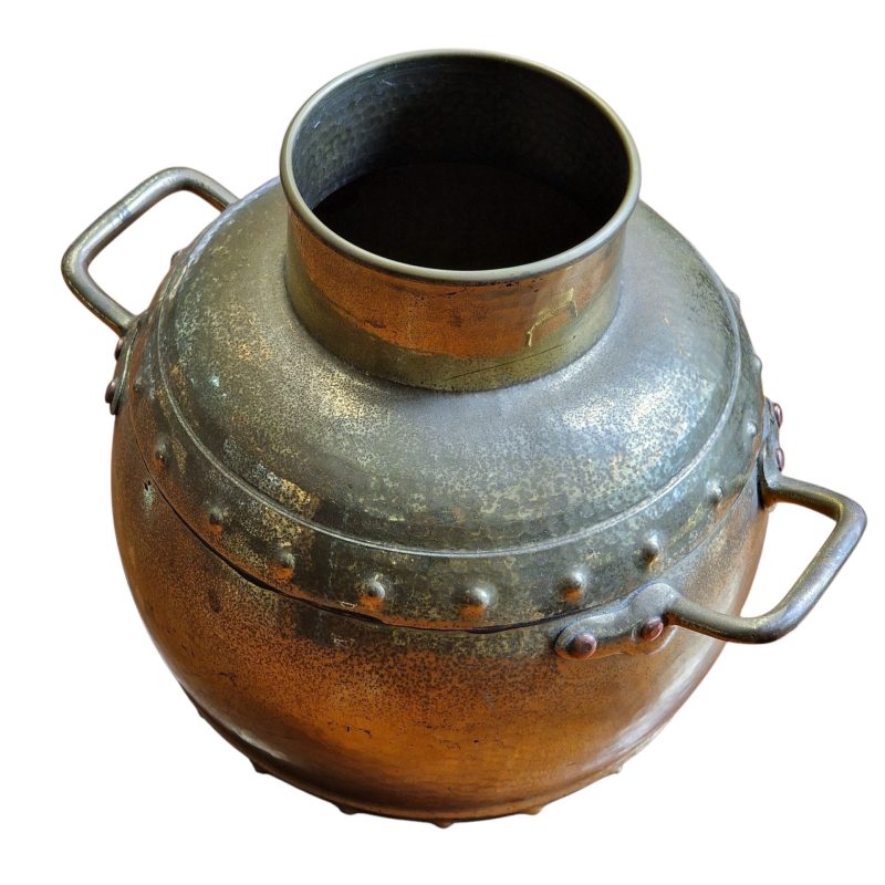 Peça de alambique em cobre