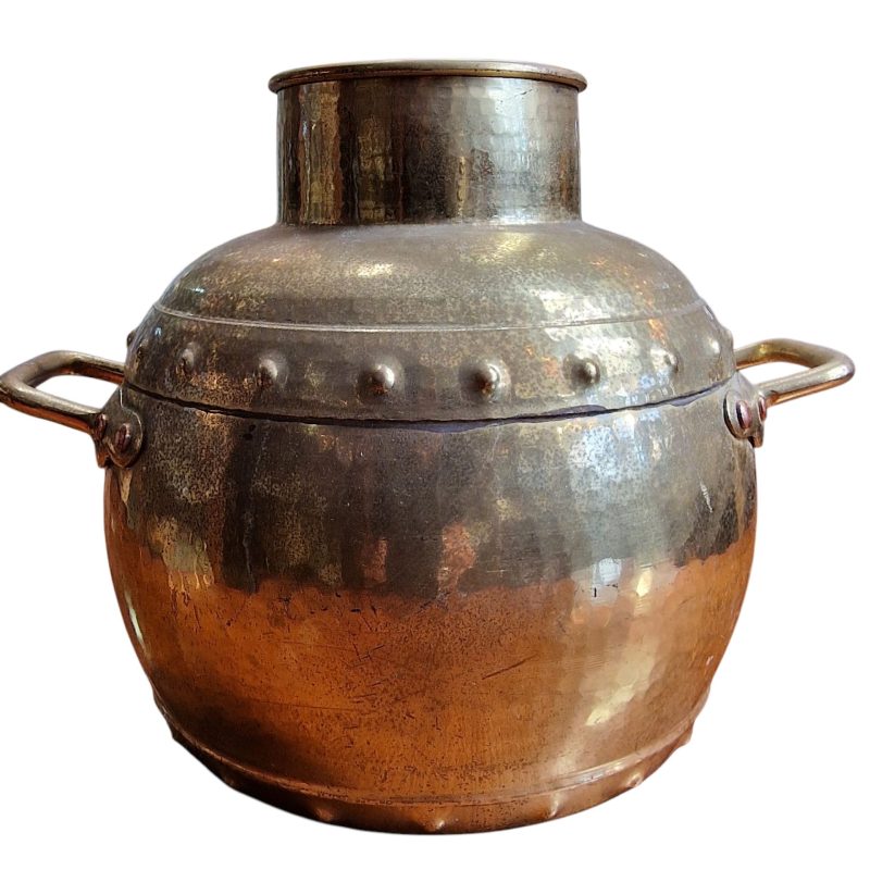 Peça de alambique em cobre