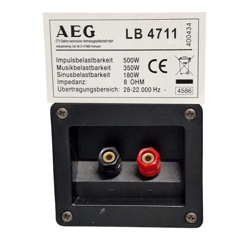 Par de colunas de som AEG LB 4711
