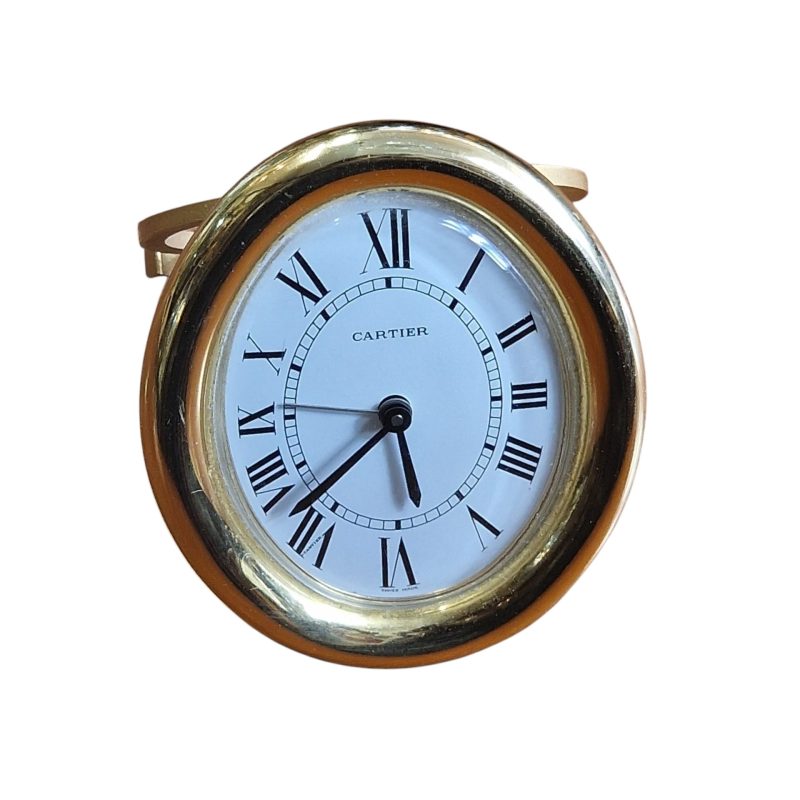 Relógio Despertador Cartier Redondo
