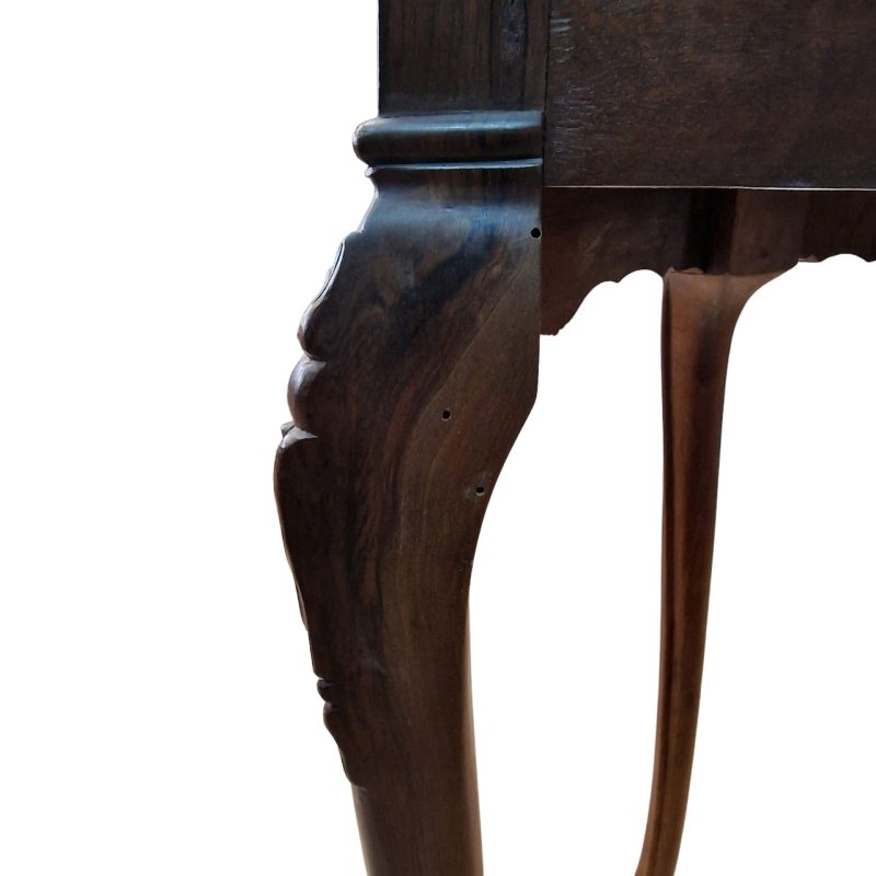 Mesa de Jogo em Madeira Entalhada, Estilo Luís XV