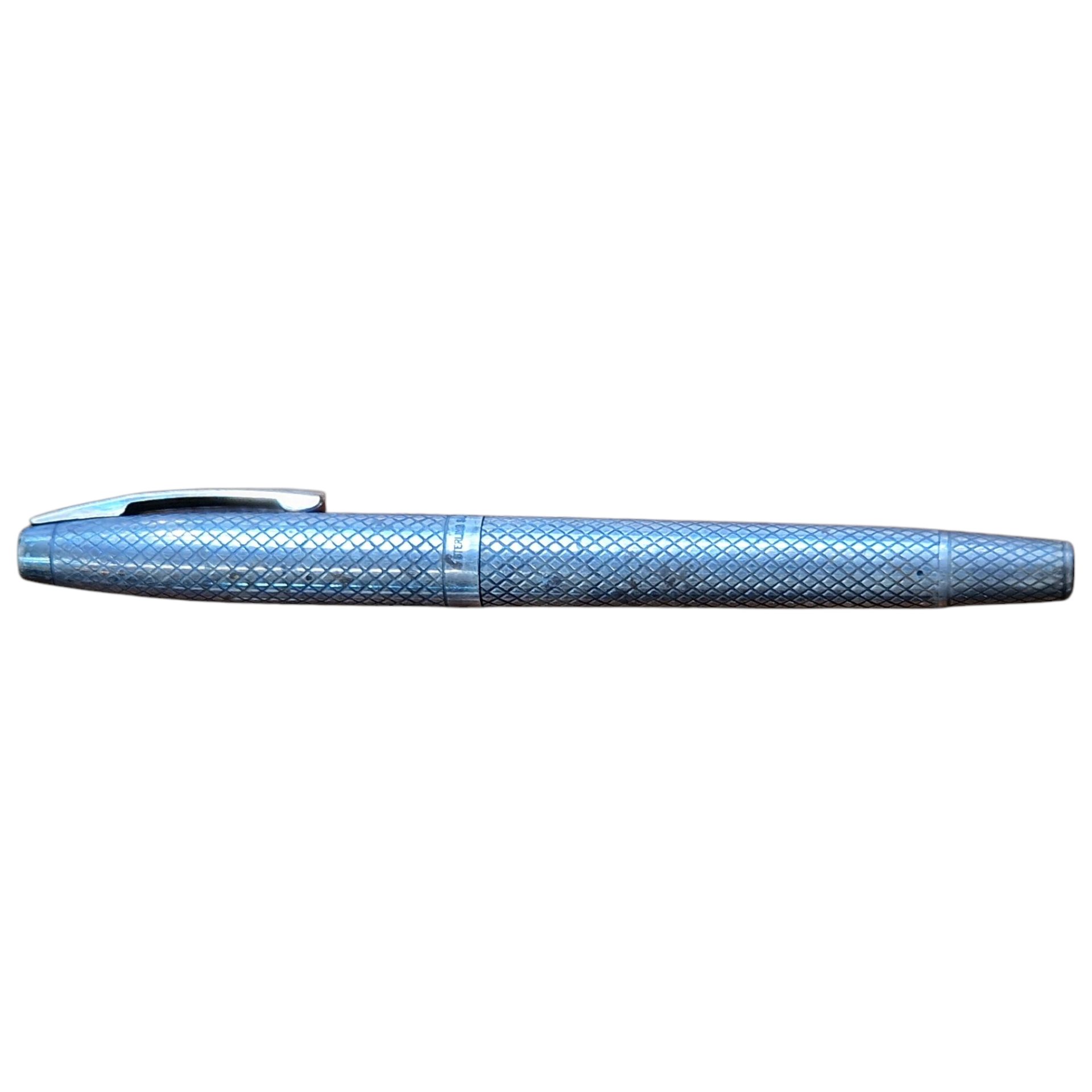 Caneta de Aparo Sheaffer com estojo original – Sterling Silver, EUA