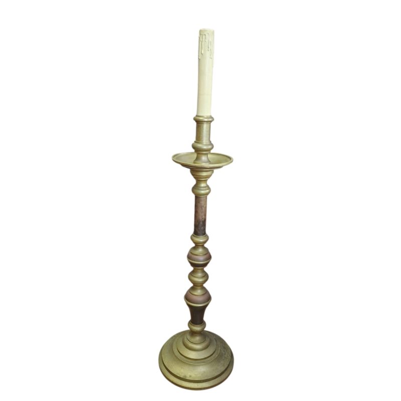 Candelabro Elétrico Barroco em Bronze