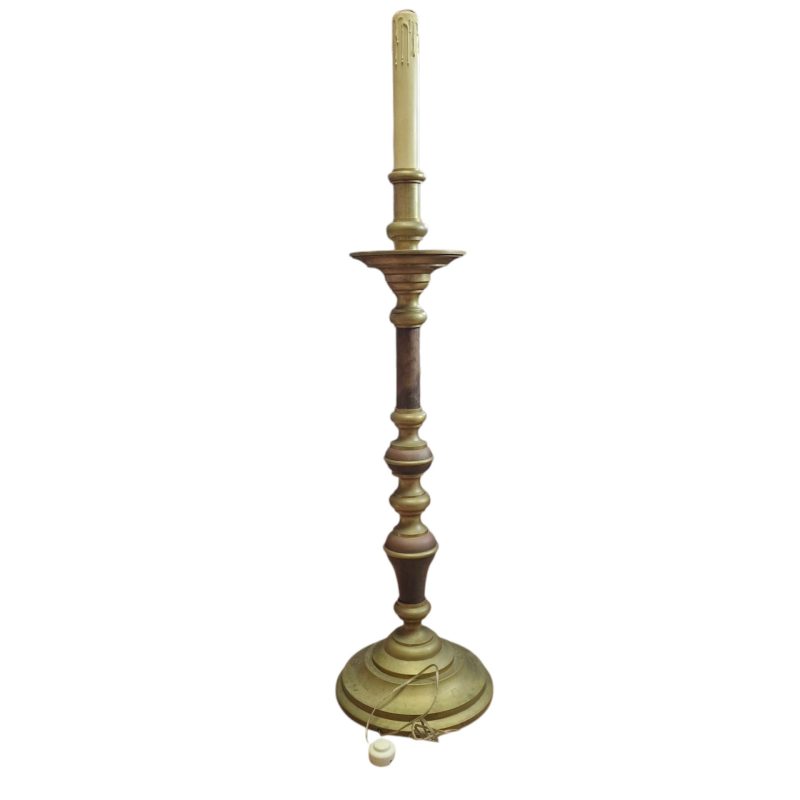 Candelabro Elétrico Barroco em Bronze