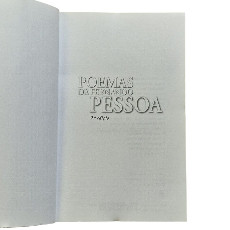 Poemas de Fernando Pessoa – Seleção de Eduardo Lourenço (2006, 2.ª edição)