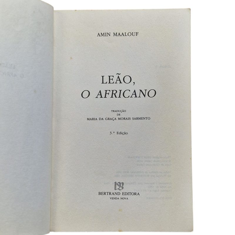 Leão, o Africano – Amin Maalouf (1992, 3.ª edição)