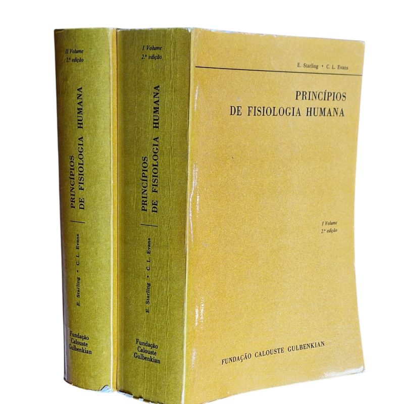 Princípios de Fisiologia Humana – E. Starling e C. L. Evans (1978, 2.ª edição)
