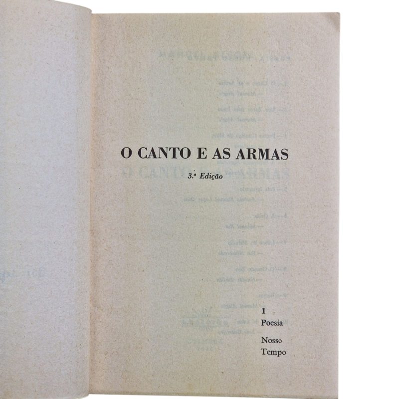 O Canto e as Armas – Manuel Alegre (1974)