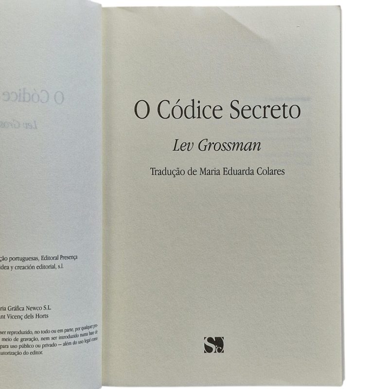 O Códice Secreto – Lev Grossman (2006)
