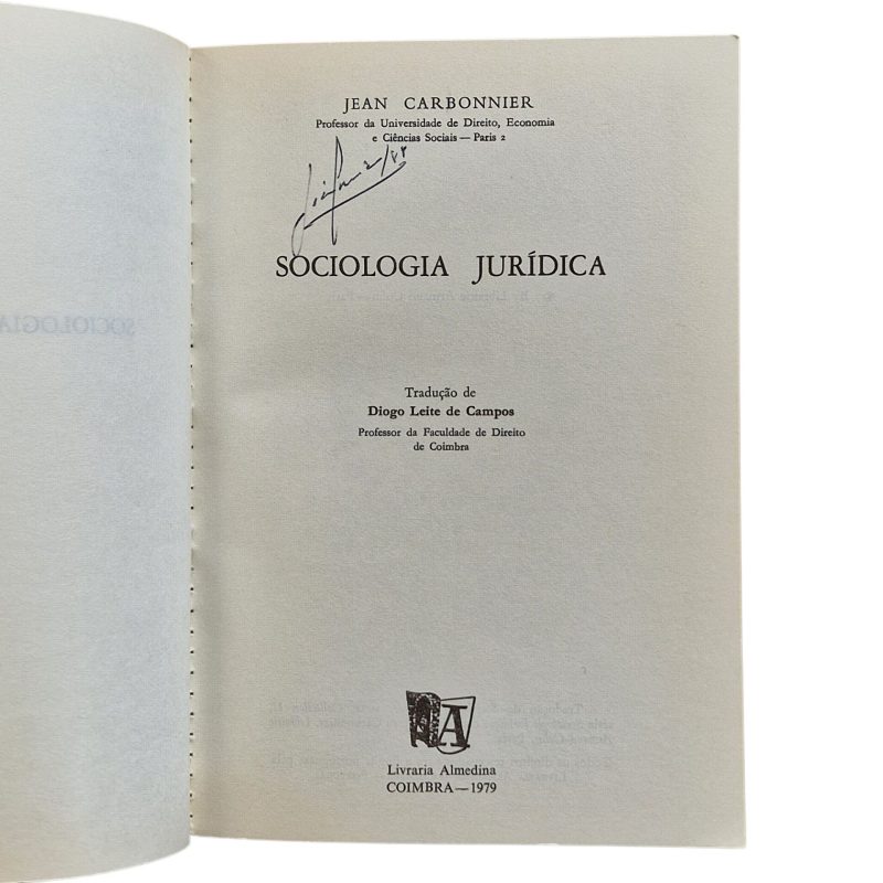 Sociologia Jurídica – Jean Carbonnier (1979)
