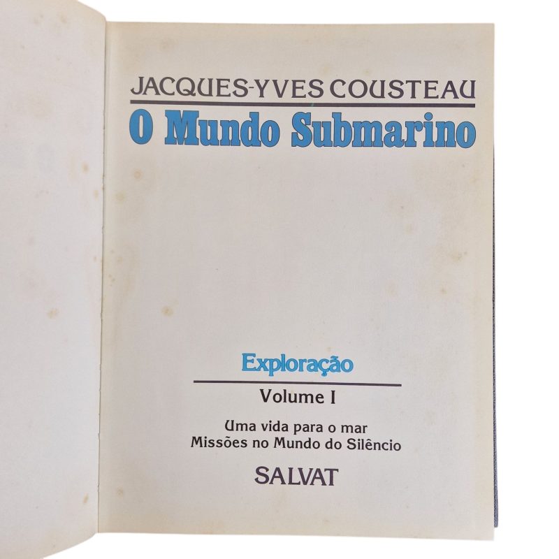 O Mundo Submarino – Jacques-Yves Cousteau (1983, 12 volumes)