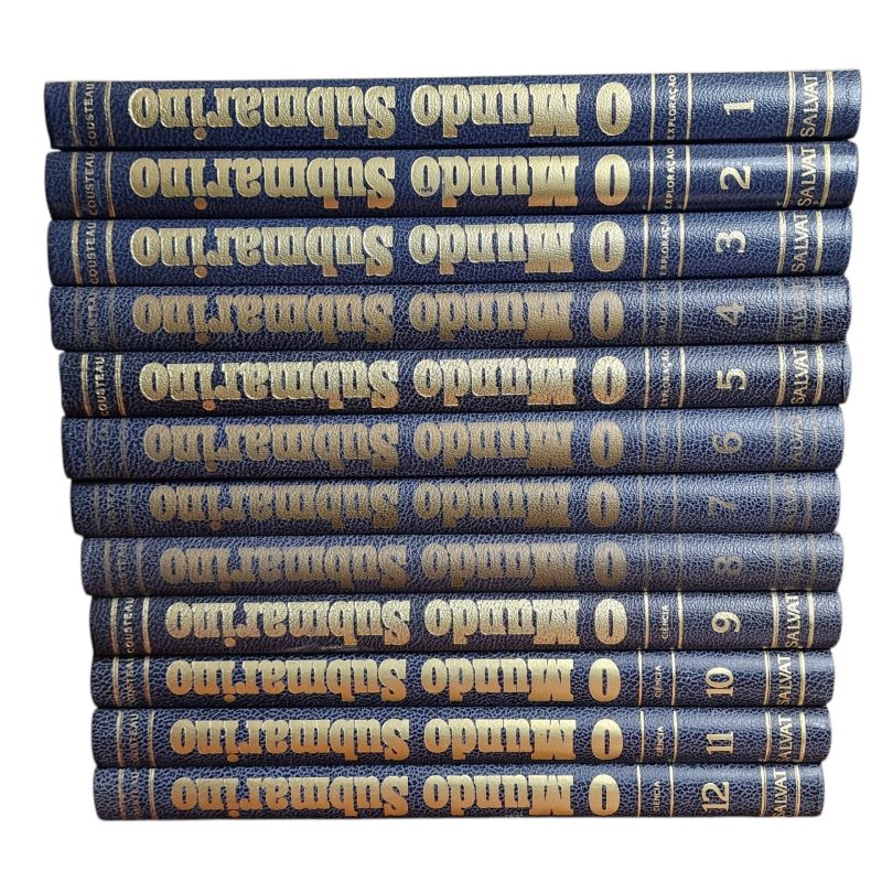 O Mundo Submarino – Jacques-Yves Cousteau (1983, 12 volumes)