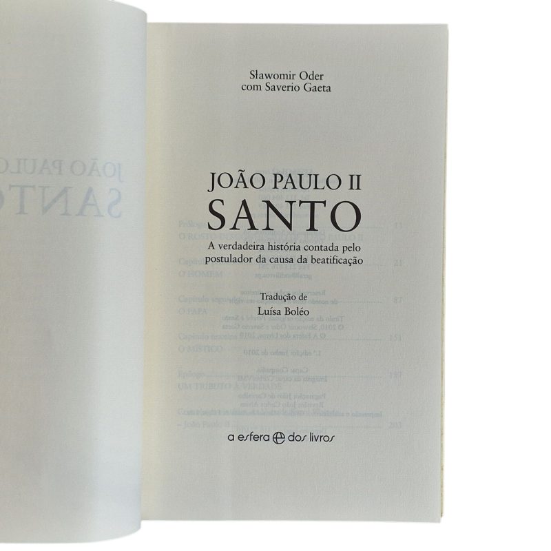 João Paulo II – Santo – Sławomir Oder com Saverio Gaeta (2010)
