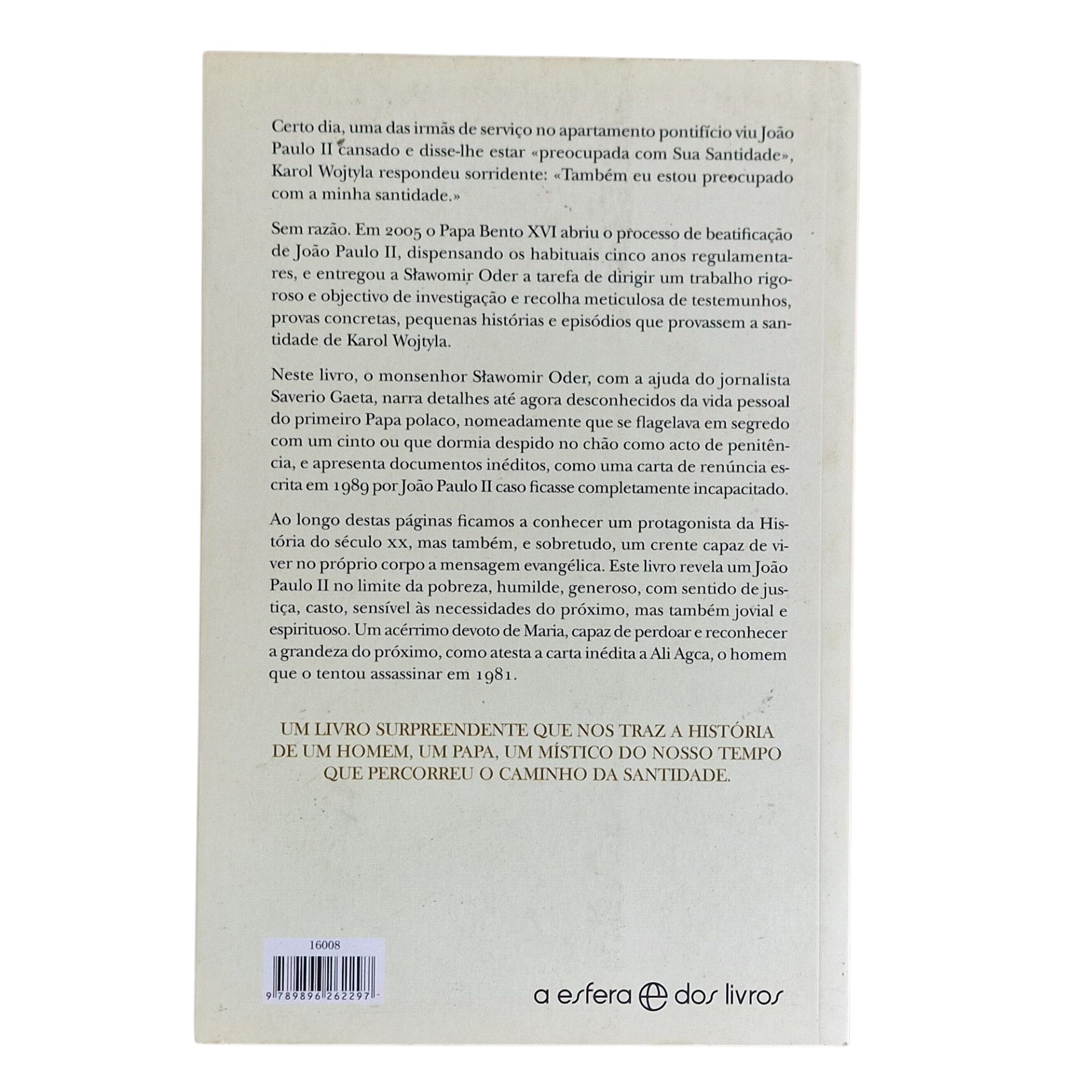 João Paulo II – Santo – Sławomir Oder com Saverio Gaeta (2010)