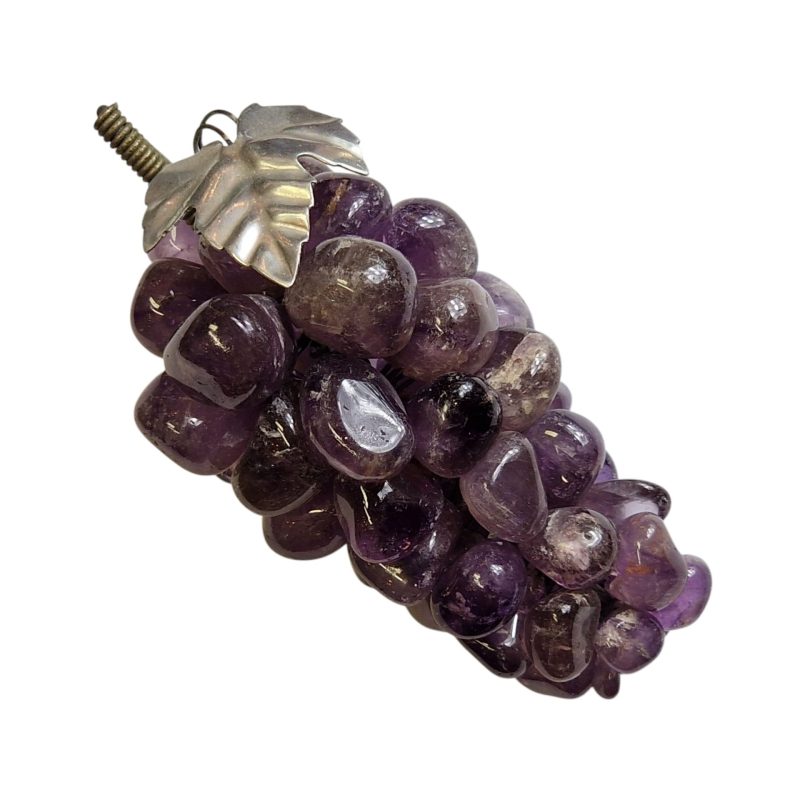 Cacho de uvas em ametista