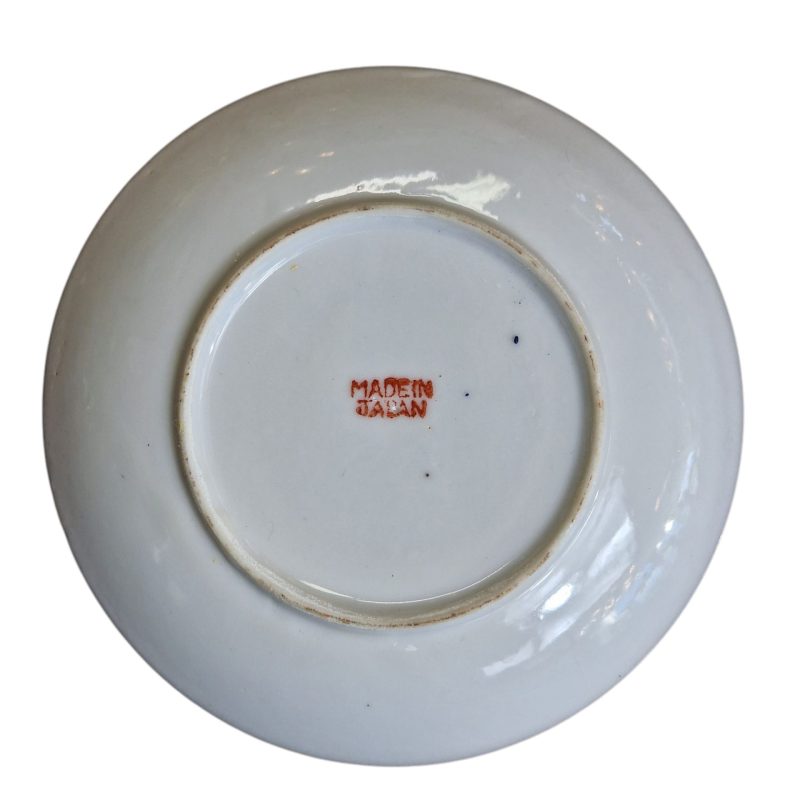 Conjunto de chá japonês com gueixa em lithophane