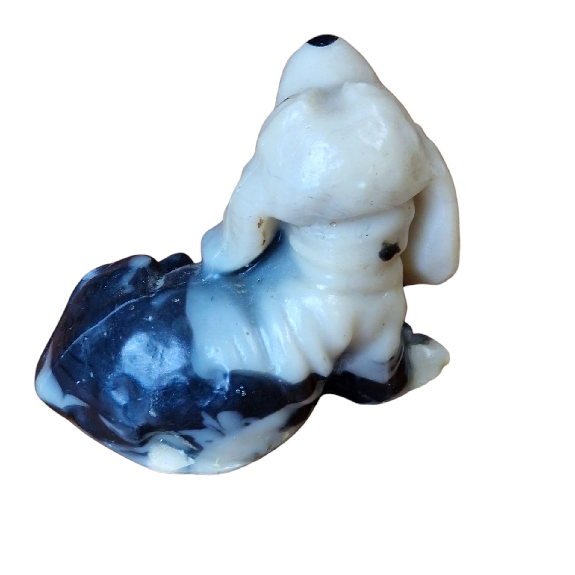 Figura de cão em resina – Miniatura decorativa