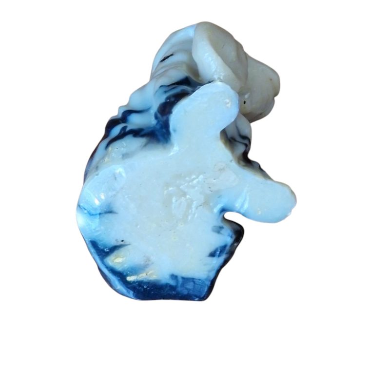 Figura de cão em resina – Miniatura decorativa