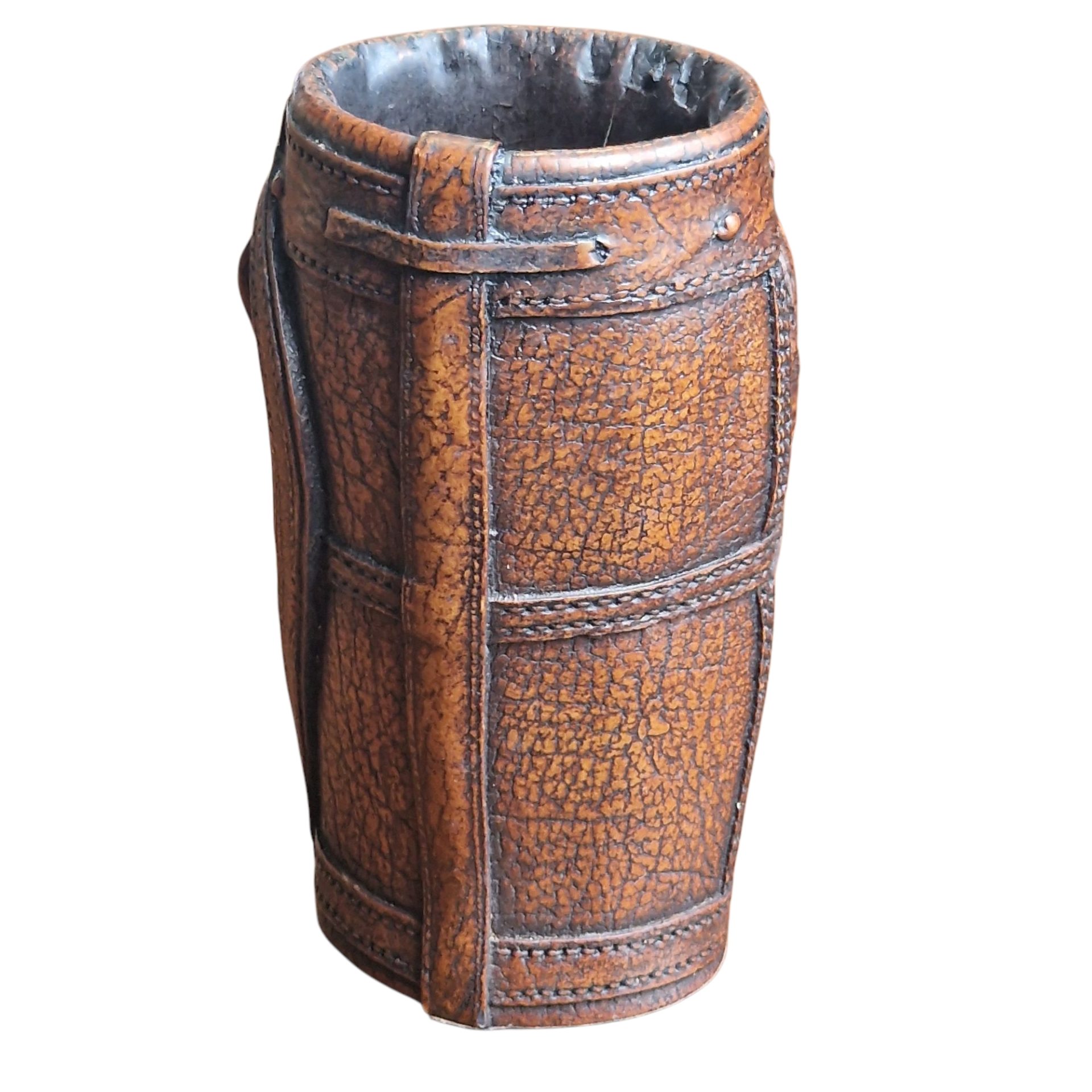 Porta-canetas decorativo em forma de saco de golfe vintage – "Made in Great Britain"