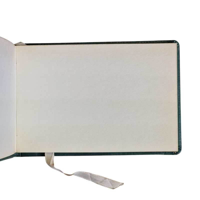 Caderno de Autógrafos com Capa Ornamental Verde