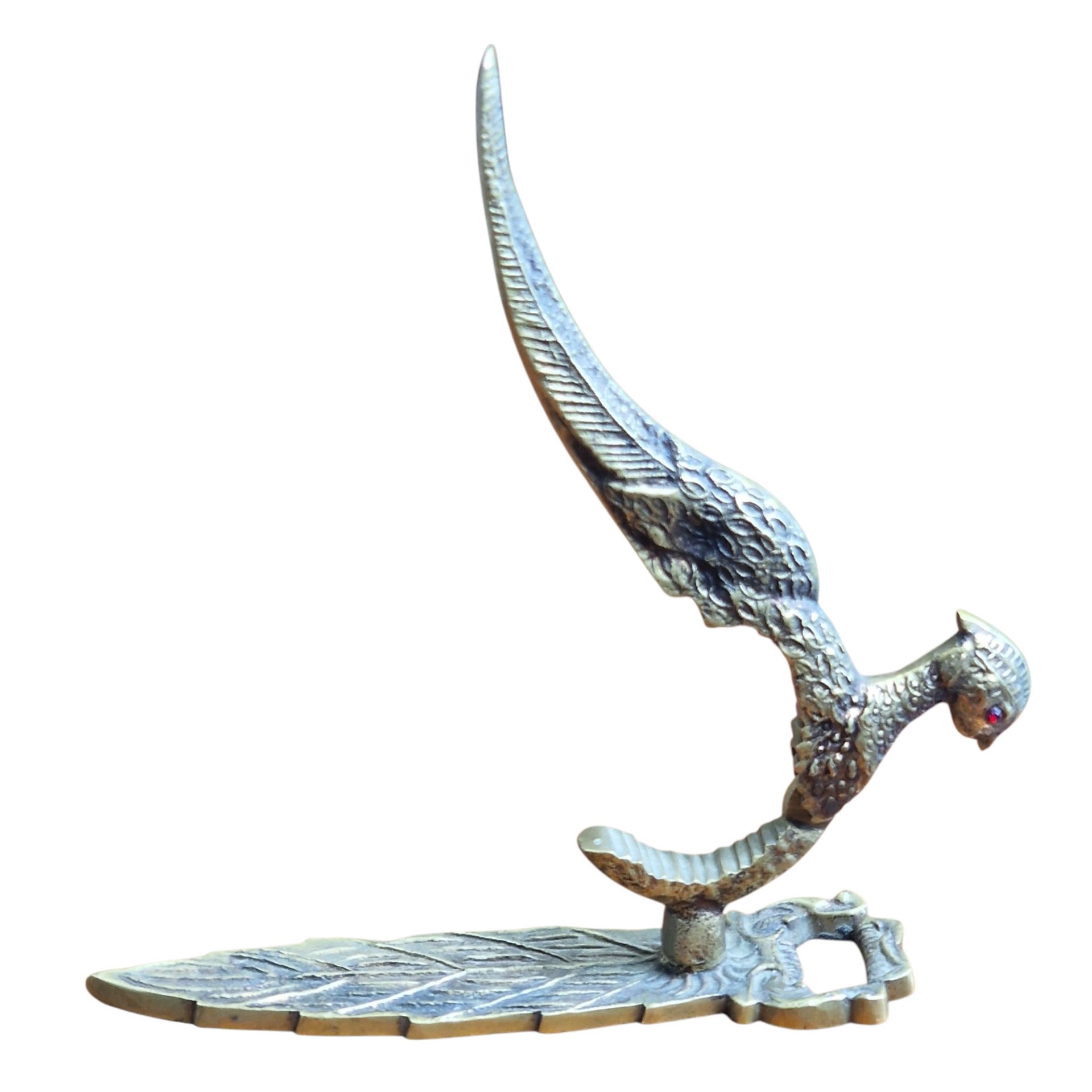 Abre-Garrafas e Quebra-Nozes em Forma de Faisão – Peça Decorativa em Metal