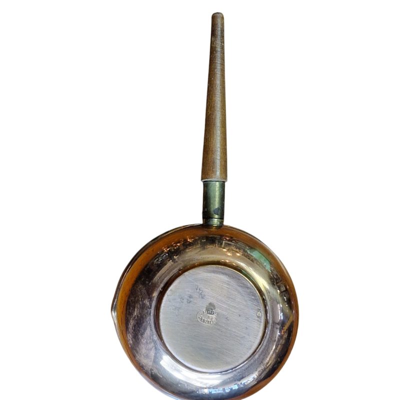 Réchaud em cobre com panela e pega longa – fabrico português