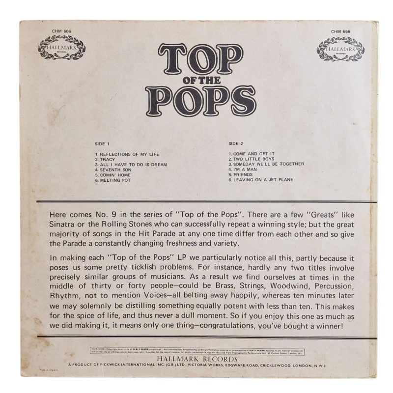 Hallmark - Top of the Pops (1970)