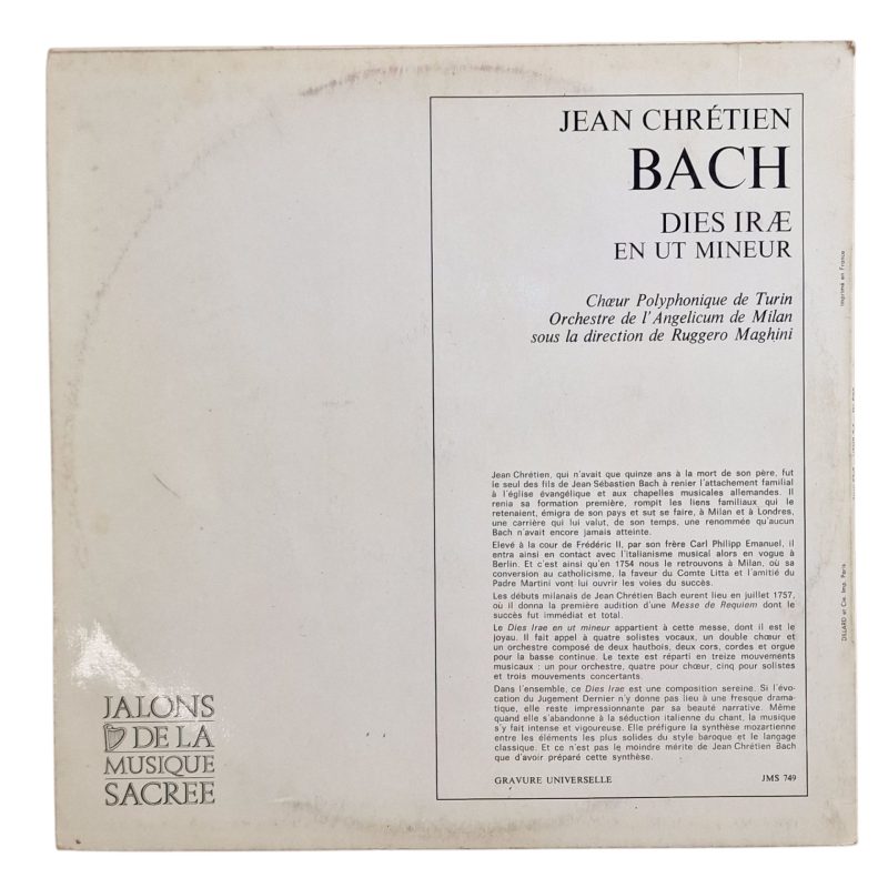 Bach - Dies rae en Ut Mineur (60´s)