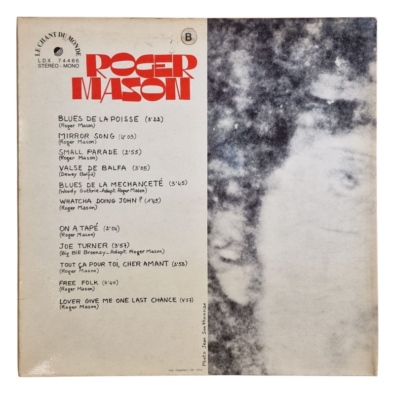 Roger Mason - Le Blues de la Poisse (1971)