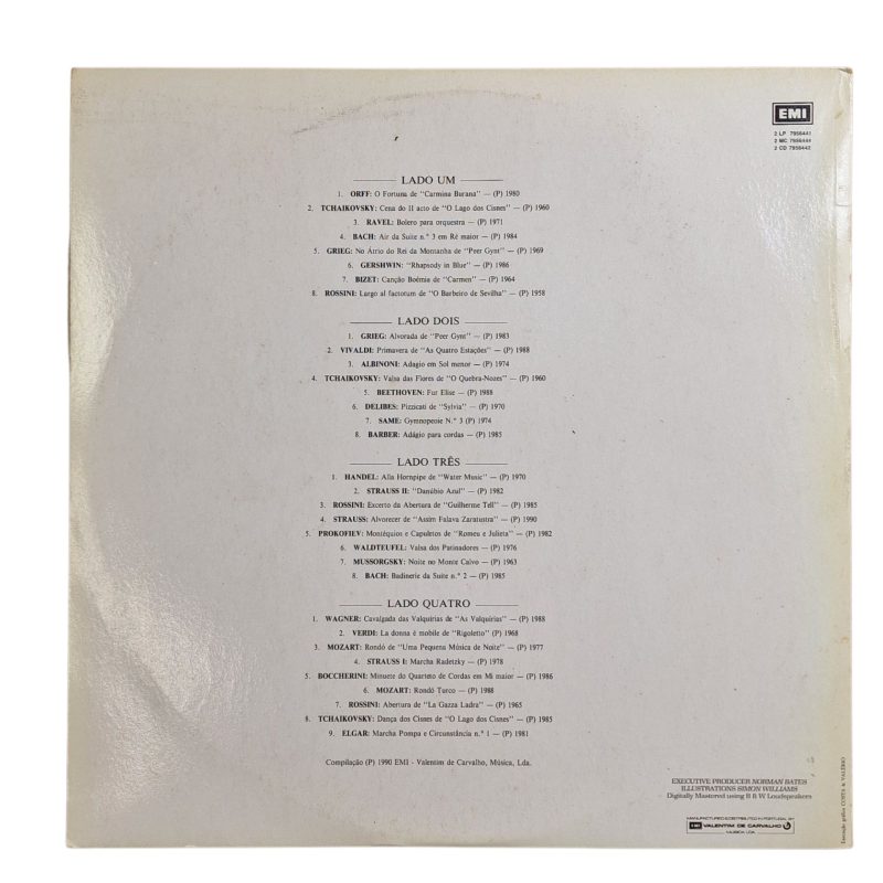 The Classic Experience: As 33 Peças Mais Célebres da Música Clássica (1990) Duplo Vinil