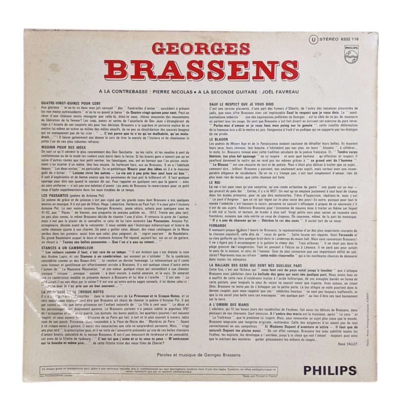 Georges Brassens - Georges Brassens (1972)