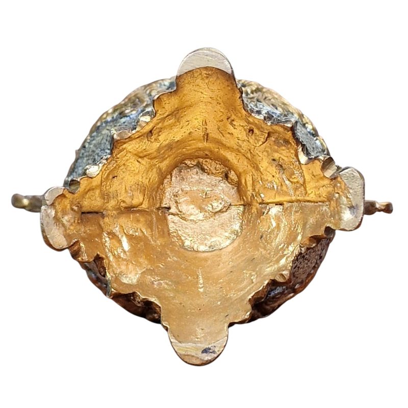 Jarra Ânfora Decorativa em Metal Ornamentado